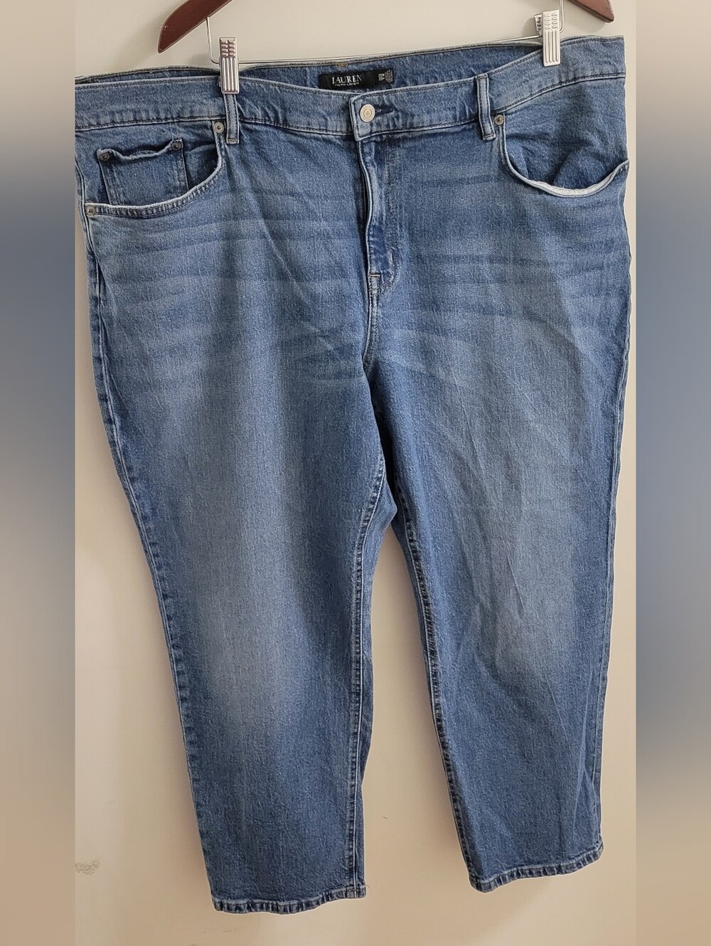 Lauren Ralph Lauren Women's Skinny Jeans in Medium Blue Size 20